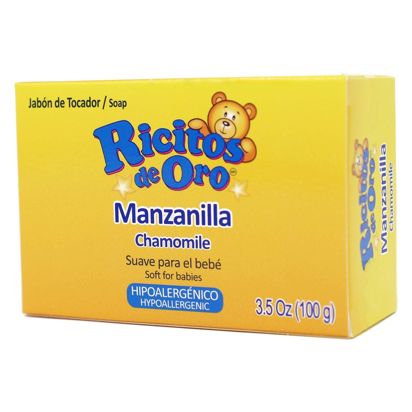 Ricitos de Oro Grisi Hypoallergenic for Babies Bar Soap 3.5 oz (Pack of 3) Beauty & Personal Care Ricitos de Oro