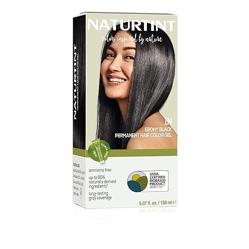 Naturtint 1N Ebony Black Permanent Hair Color (Pack of 1), Ammonia Free, Vegan, Cruelty Free, up to 100% Gray Coverage, Long Lasting Results Beauty & Personal Care Naturtint
