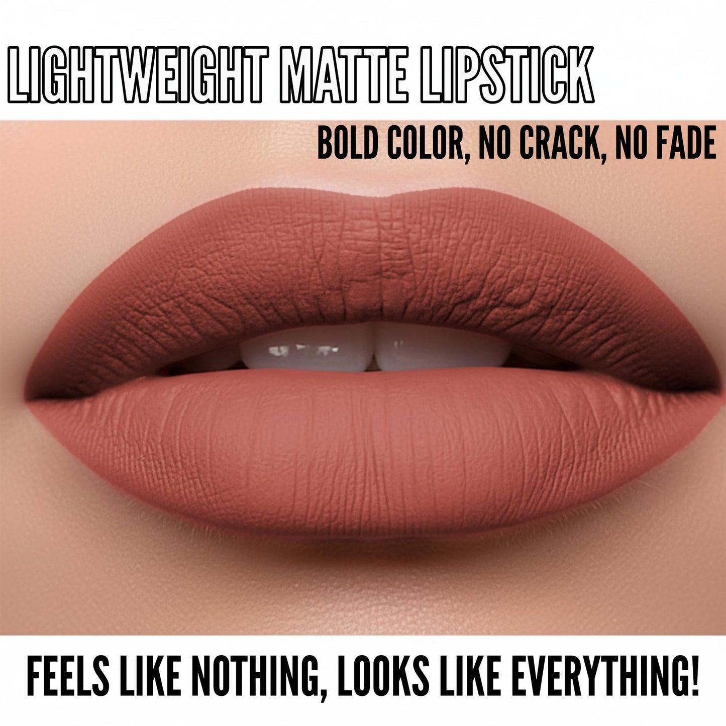 Mynena Warm Terracotta Rose Matte Liquid Lipstick | Long-Lasting Comfort | Smudge-Proof Transfer-Resistant | Full Coverage Non-Drying | Vegan Beauty & Personal Care Mynena