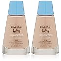 CoverGirl Clean Oil Control Liquid Makeup, Classic Ivory (W) 510, 1.0-Ounce Bottles (Pack of 2) Beauty & Personal Care COVERGIRL