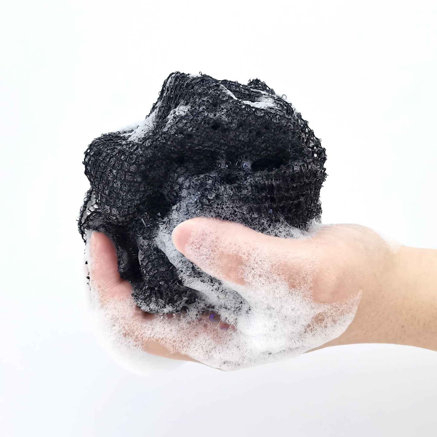 Quacc African Exfoliating Net Long Bath Net Sponge Nylon African Net Sponge Cloth for Daily Bath Shower (Black) Beauty and Personal Care Quacc