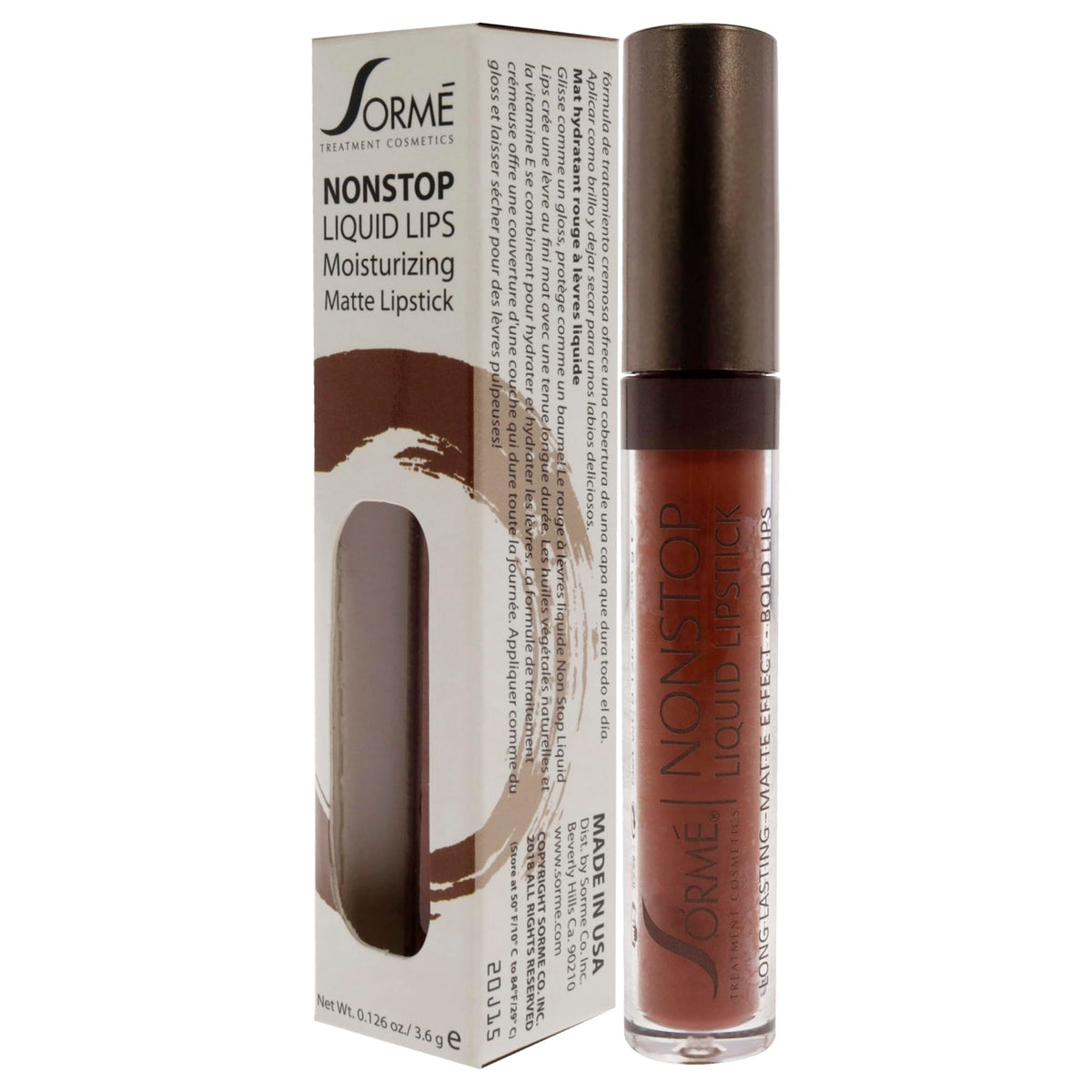 Sorme Cosmetics Nonstop Liquid Lipstick, Delight Beauty & Personal Care SORMÉ