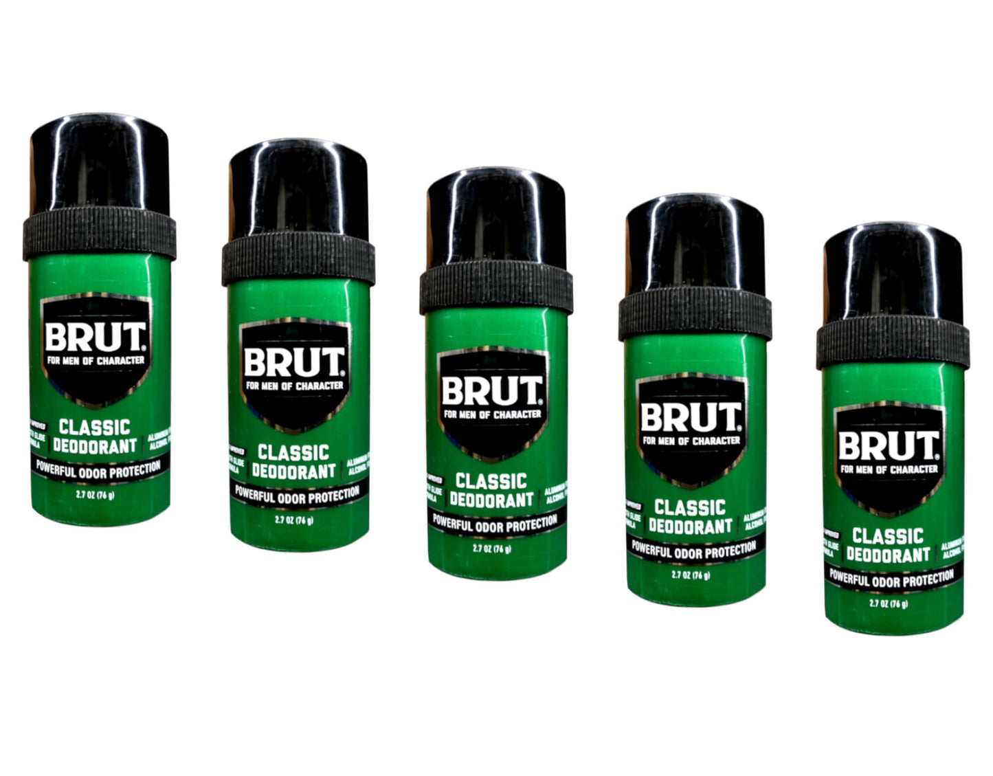 Brut Classic Round Stick Deodorant, 2.7 oz, 5-Pack Beauty and Personal Care Brut