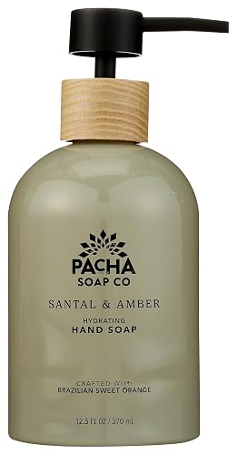 Pacha Soap Santal & Amber Liquid Hand Soap, 12.5 FZ Beauty & Personal Care Pacha Soap Co