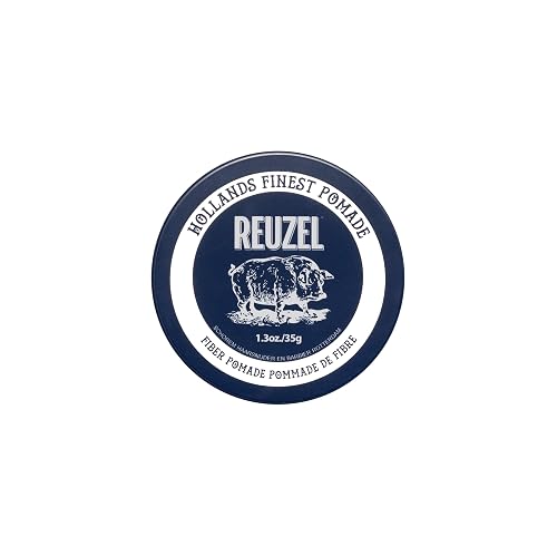 REUZEL Fiber Pomade, Firm and Pliable All Day Hold, Water Soluble Styling, Low Shine and Flake Free, Easy To Wash Out, For All Hair Types Beauty & Personal Care REUZEL