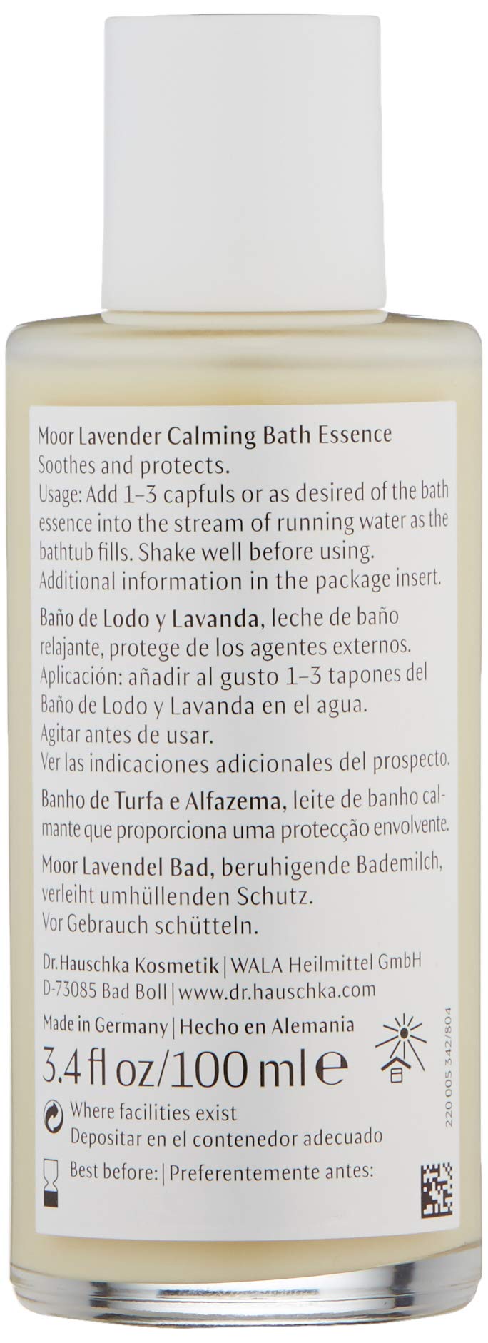 Dr. Hauschka Moor Lavender Calming Bath Essence, 3.4 Fl Oz Beauty and Personal Care Dr. Hauschka