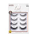 KISS Lash Couture Faux Mink False Eyelashes Multipack, Celebrity Favorite Wispy Effect, Volume & Curl, Lash Extensions Look, Crisscross Pattern Beauty & Personal Care KISS