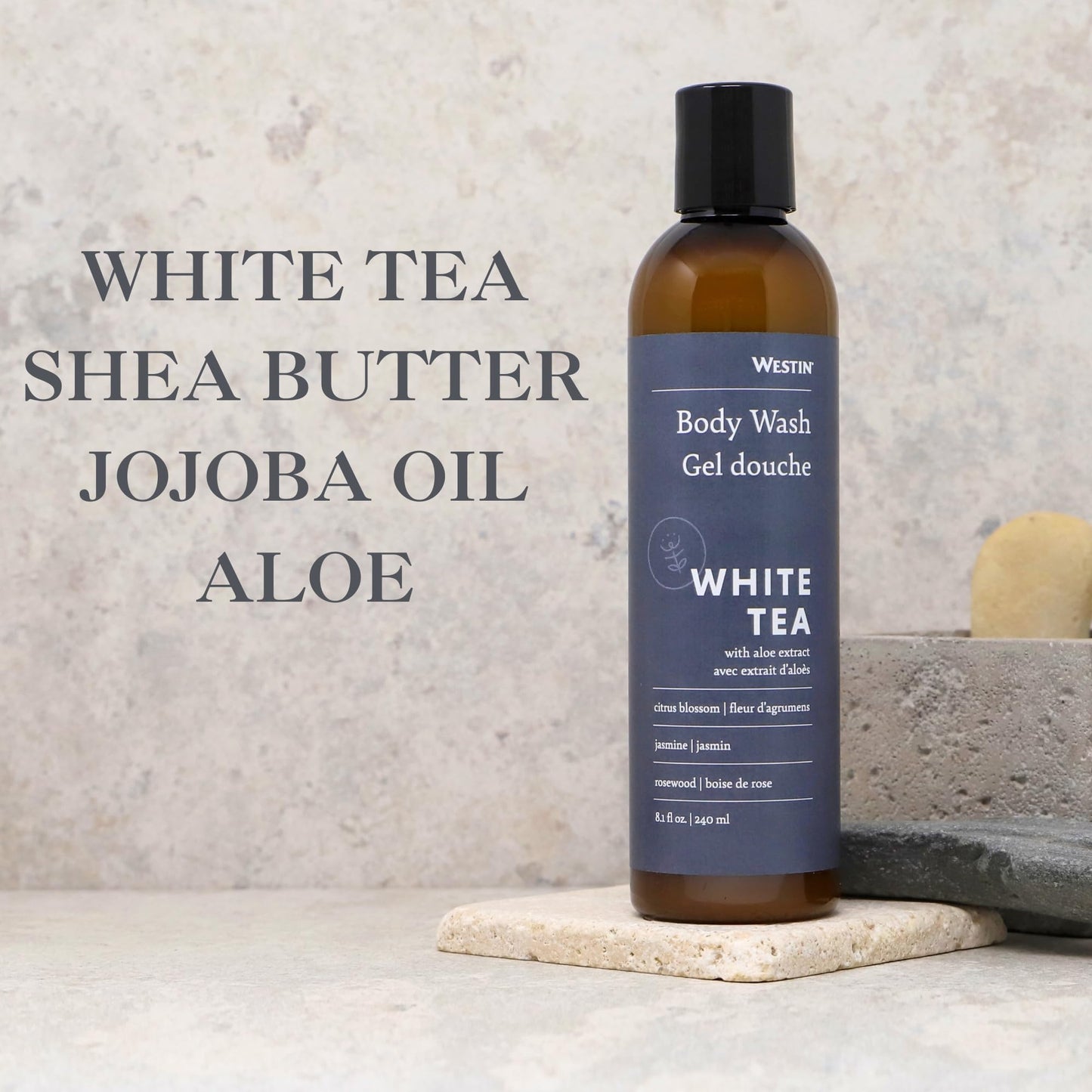 Westin White Tea Aloe Body Wash - Hydrating Bath and Shower Gel with Signature White Tea Aloe Scent - 8 ounces Beauty & Personal Care Westin