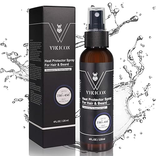 VIKICON Shield Heat Protectant Spray - Blend Prevents Damage & Breakage for Hair and Beard Beauty & Personal Care VIKICON