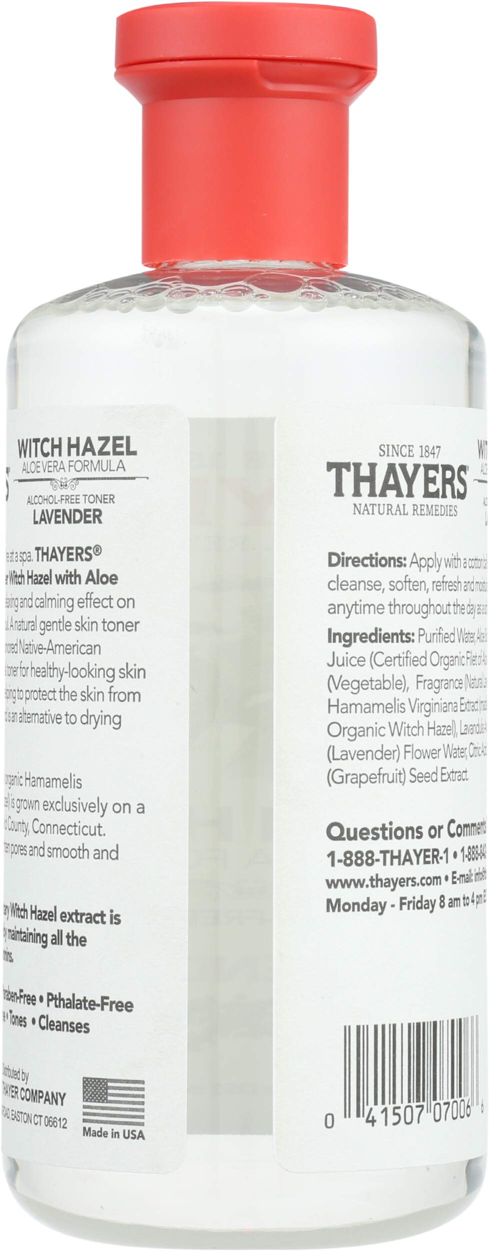 Thayers Natural Remedies Witch Hazel Lavendar - Alcohol Free 12 fl oz (355 ml) Liquid Beauty & Personal Care THAYERS