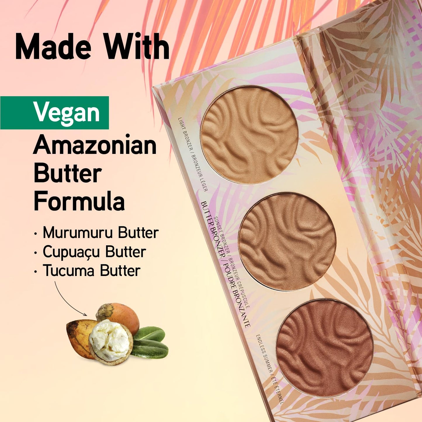 Physicians Formula Murumuru Butter Bronzer Face Makeup Palette Set, Includes Nourishing Butter Bronzer, Highlighter, Blush, Dermatologist Tested Beauty & Personal Care Physicians Formula