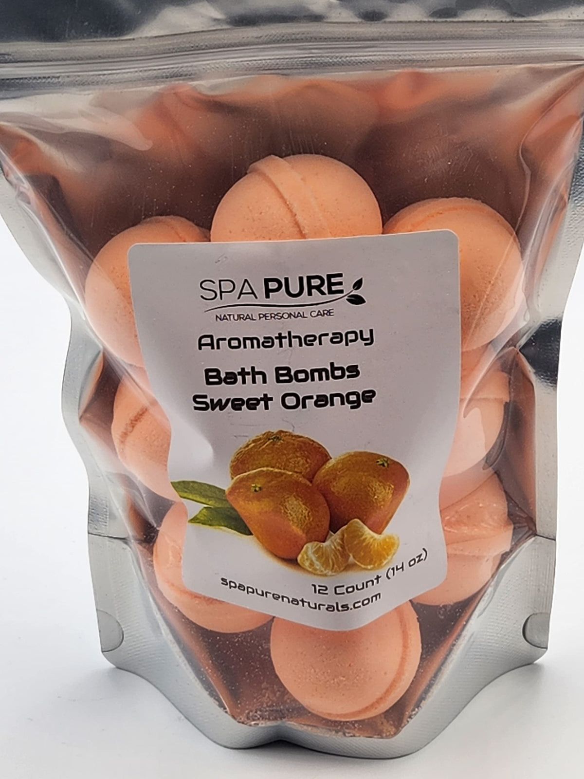 Essential Oil Bath Bombs - USA Made with Coconut Milk & Shea Butter - for a Luxurious at Home Spa Bath (12 Count) Pack of 1 (Sweet Orange) Beauty & Personal Care Spa Pure