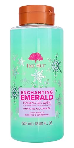 Tree Hut Enchanting Emerald Foaming Gel Wash | Cleanse & Soothe Skin Without Stripping Moisture | Made with our Hydrating Oil Complex | Limited Beauty & Personal Care Tree Hut