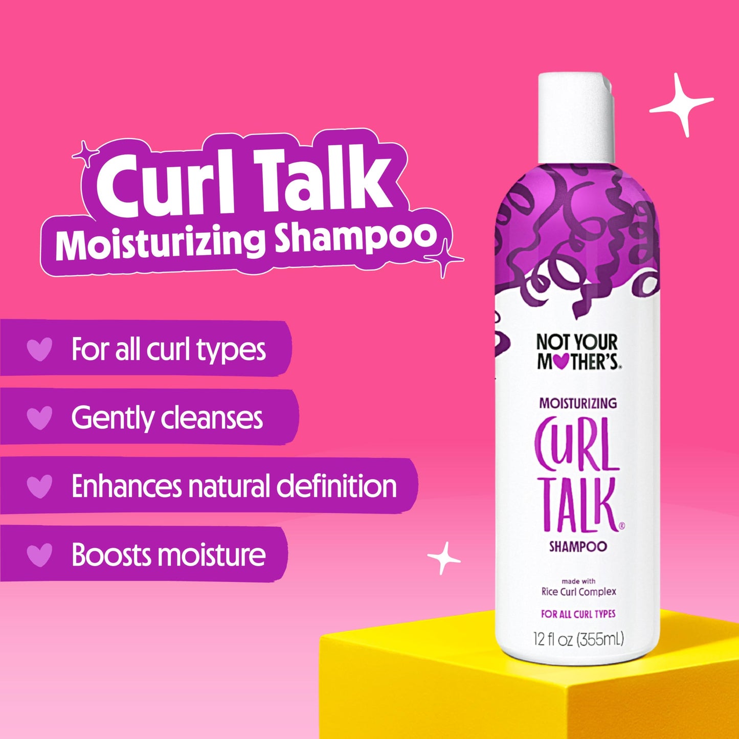 Not Your Mother's Curl Talk Shampoo and Conditioner Set for Curly Hair - (2 Pack) 12 fl oz - Shampoo and Conditioner for Women with All Curl Types Beauty & Personal Care Not Your Mother's