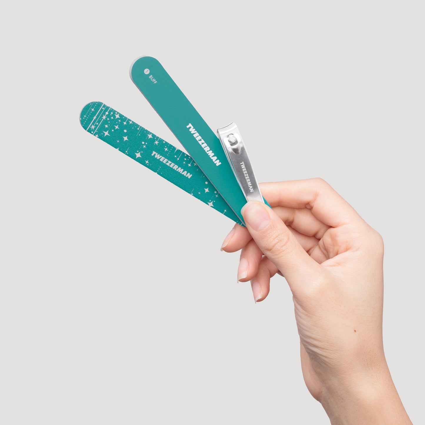 Tweezerman Majestic Turquoise Manicure Set Beauty & Personal Care Tweezerman