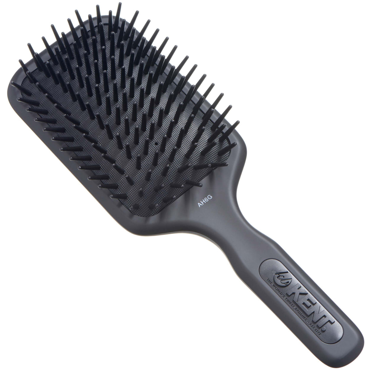 Kent AH6G Airhedz Cushion Paddle Brush - Scalp Massager and Detangler Brush - The Hair Brush for Thick Hair - Scalp Massager and Growth Stimulator -