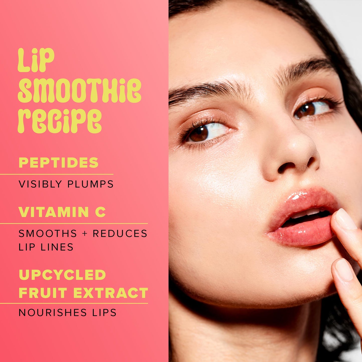 Farmacy Peptide Lip Smoothie - Hydrating Lip Balm with Vitamin C to Visibly Plump & Smooth Lines - Nourishing Treatment with a High-Gloss Finish Beauty & Personal Care Farmacy