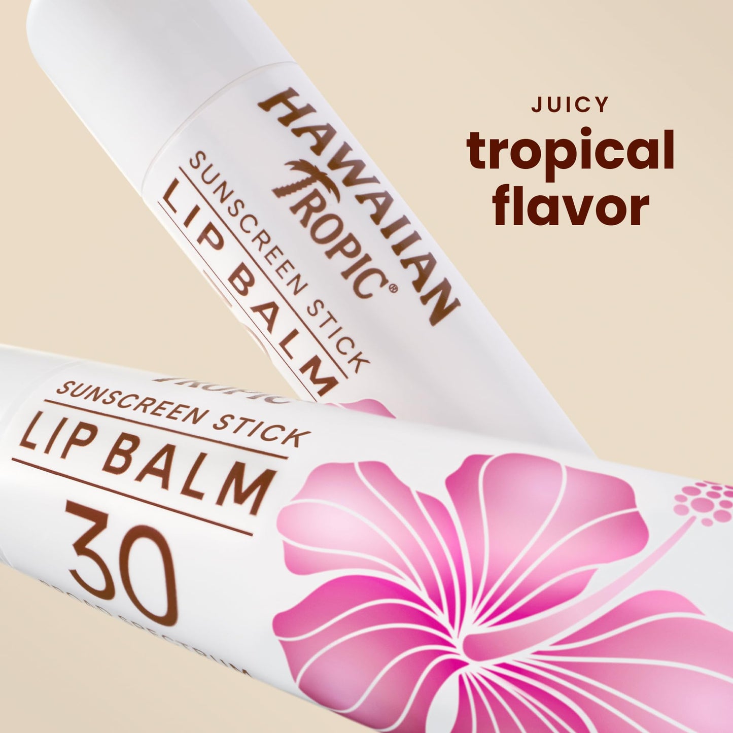 Hawaiian Tropic Tropical Lip Balm SPF 30 - SPF Lip Balm, Beach Essentials, Travel Sunscreen for Lips, Beach Necessities, Summer Essentials, Sunblock Beauty and Personal Care Hawaiian Tropic