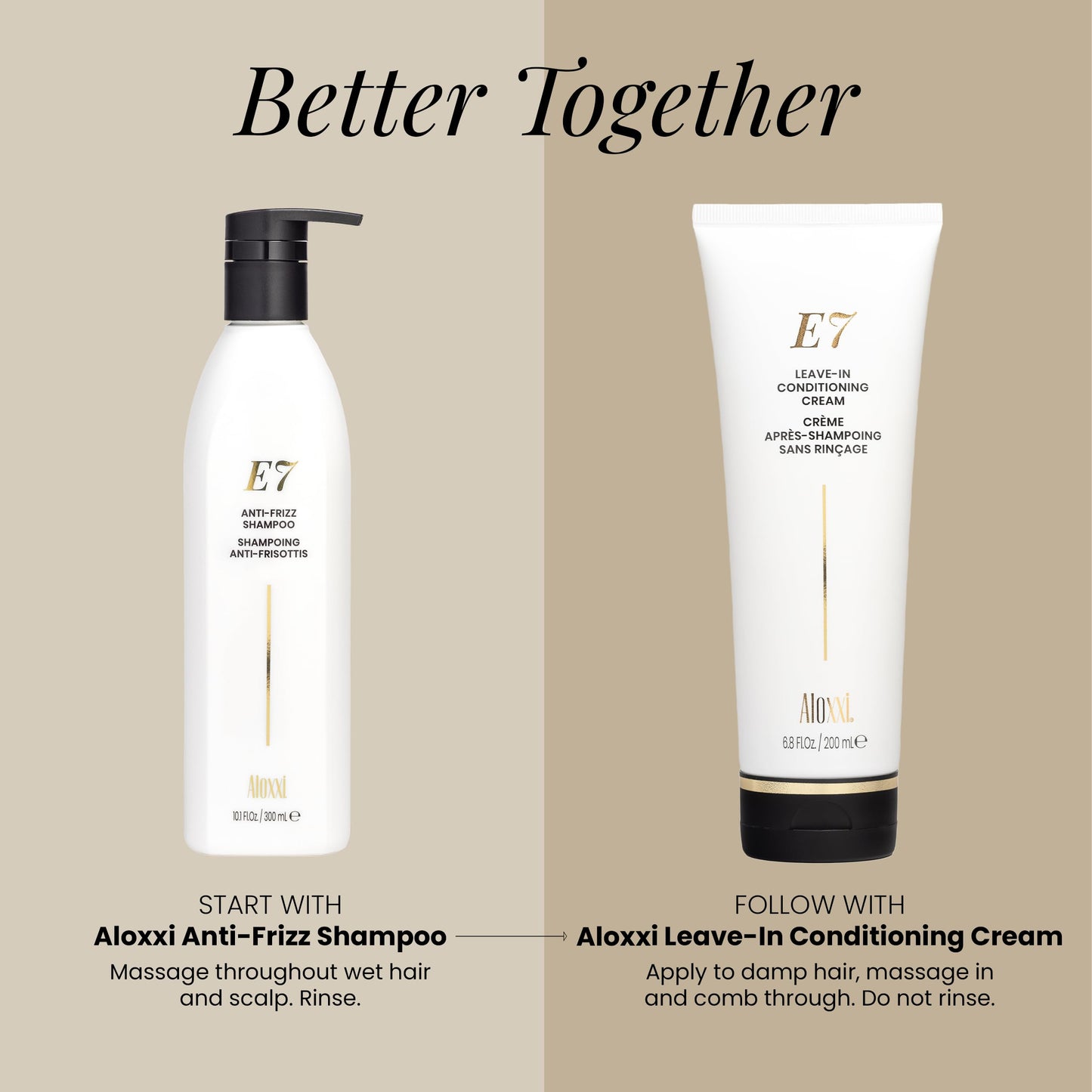 ALOXXI E7 Leave-In Conditioning Cream, Hydration & Intense Repair for Dry, Frizzy & Damaged Hair, Paraben-Free, 6.8 Fl Oz Beauty & Personal Care ALOXXI