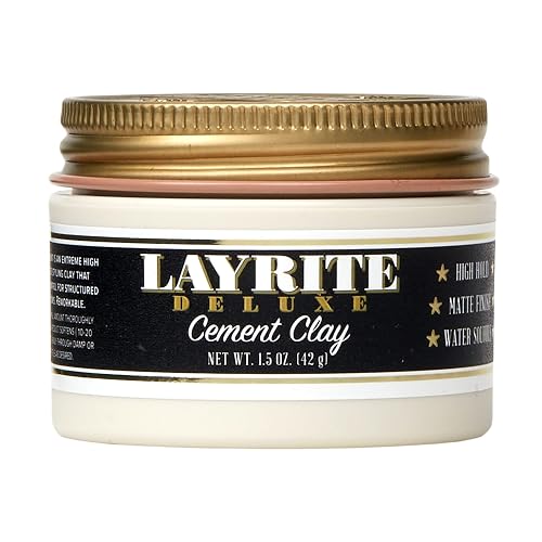 Layrite Deluxe Cement Clay, White, Mild Cream Soda, 1.5 Oz Beauty & Personal Care Layrite