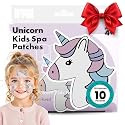 Unicorn Kids Face Masks Skincare Set (10pcs), Organic Vegan & Kid Safe Skin Care Ages 4+, Cute Animal Sheet Masks for Girls, Spa Day, Sleepover Beauty & Personal Care Sprk Naturals