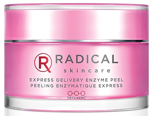 Radical Skincare Express Delivery Facial Enzyme Peel Mask Cleanser Exfoliator - Reveal Smooth, Supple, Polished Skin In Minutes | Paraben & Cruelty Beauty & Personal Care Radical Skincare