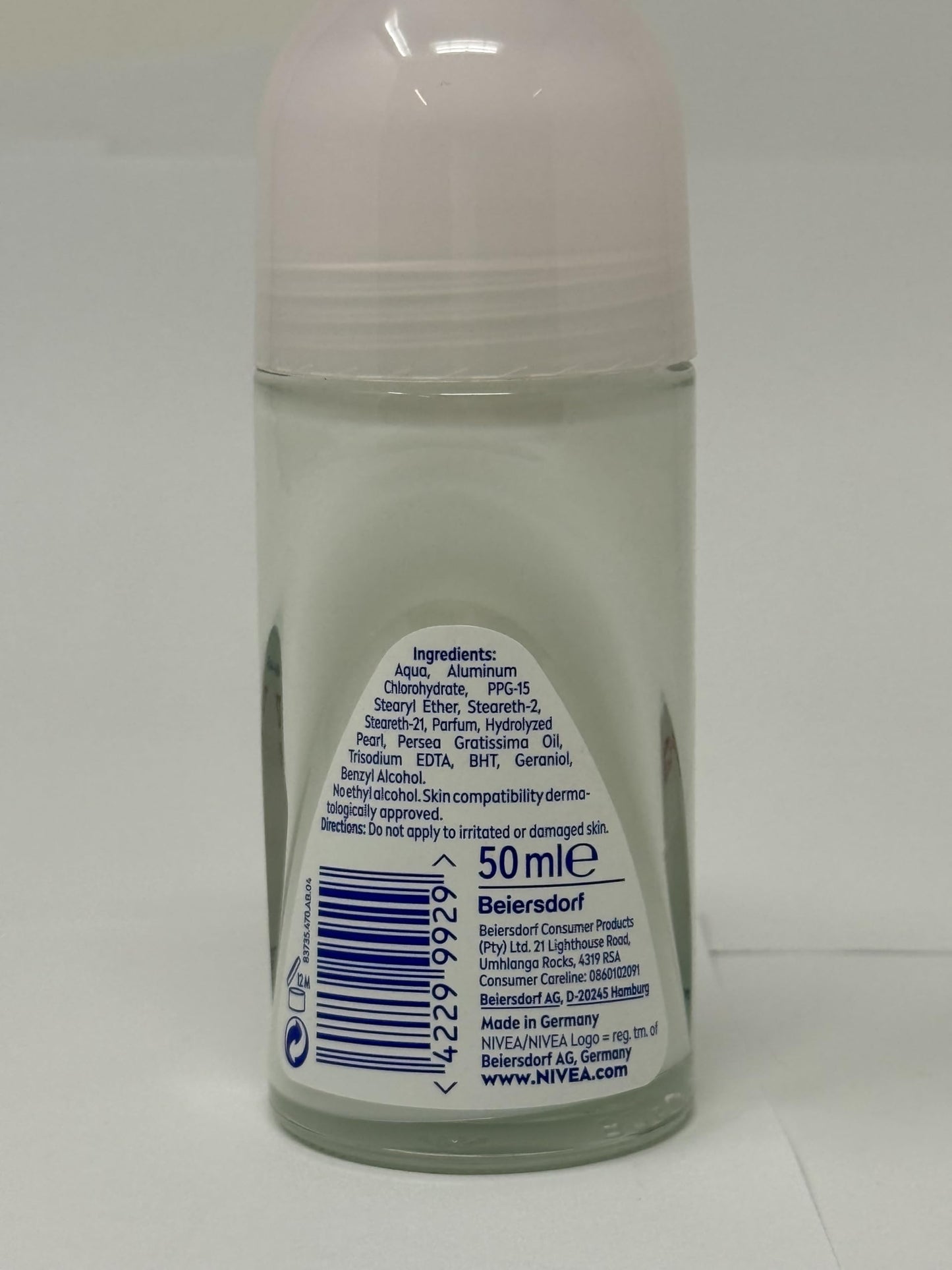 NIVEA Anti-Perspirant Deodorant Roll-On Pearl & Beauty 50ml - Long-Lasting Freshness, Smooth Skin, 48H Sweat & Odor Protection, Gentle Formula Beauty and Personal Care NIVEA