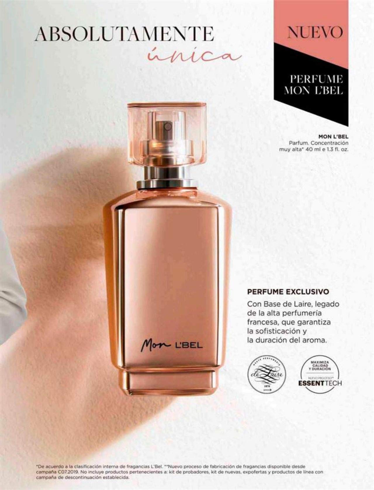 L'Bel Mon Parfum, A Femenine Combination of Cashmere, Amber and Patchouli, 1.3 fl oz Beauty & Personal Care L'Bel