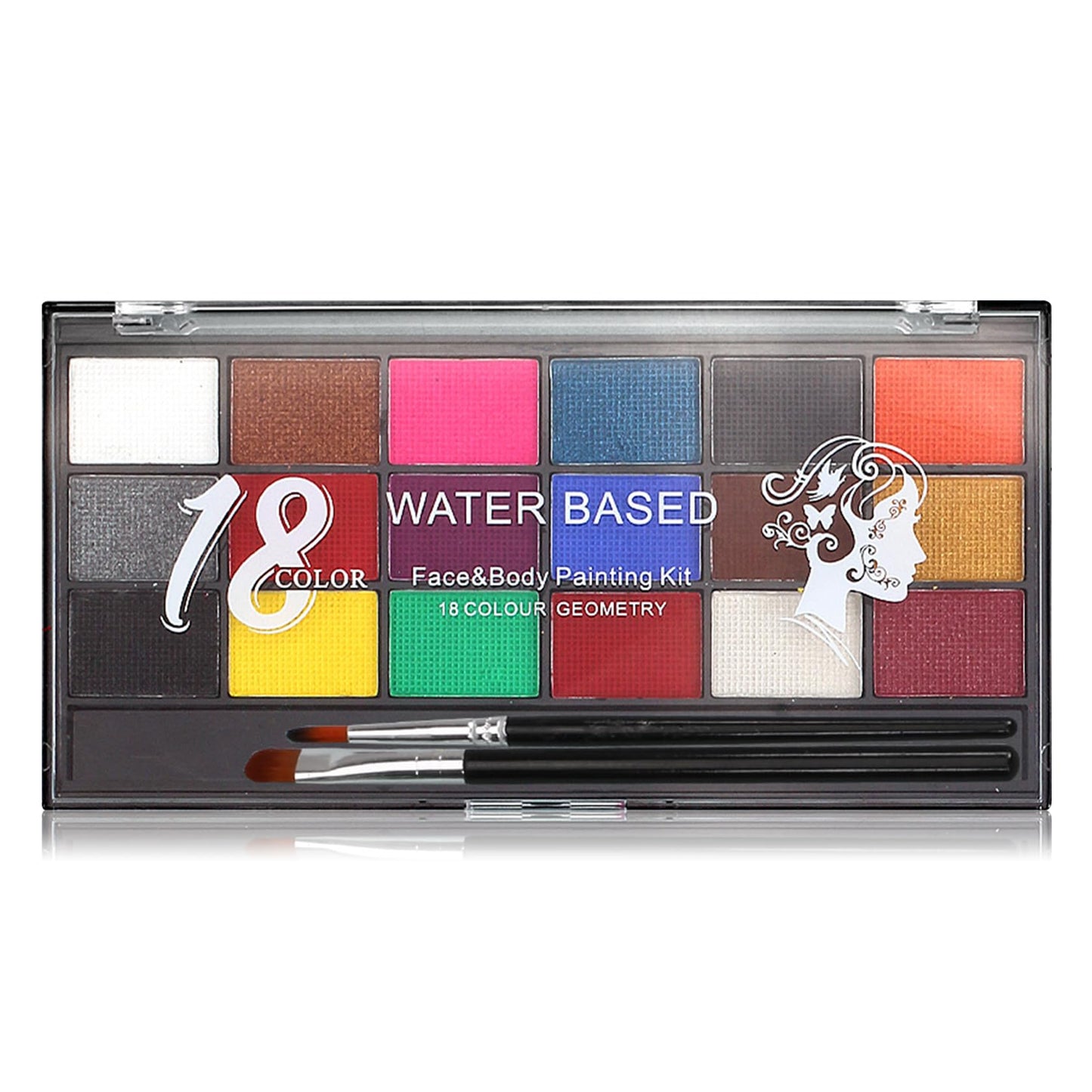 18 Colors Bruise Wheel for Special Effects,Halloween Face Body Paint SFX Makeup,Light Green Witch Zombie Gamora Face Body Paint Oil Based Cosplay Beauty & Personal Care BKPPLZP