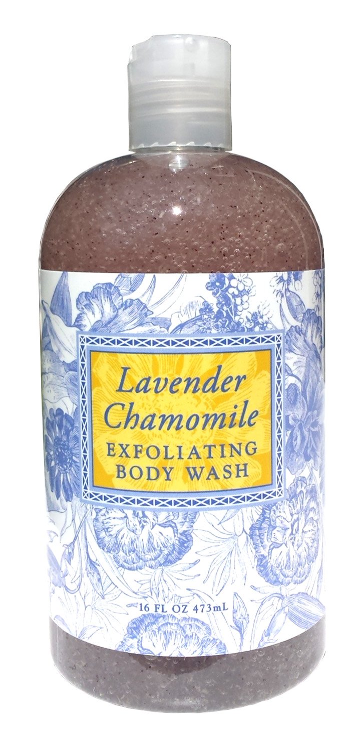 Greenwich Bay LAVENDER CHAMOMILE Exfoliating Body Wash for Men and Women-Gentle Body Scrub Parabens Free -Sulphates Free-Blended with Loofah, Apricot Beauty & Personal Care Greenwich Bay