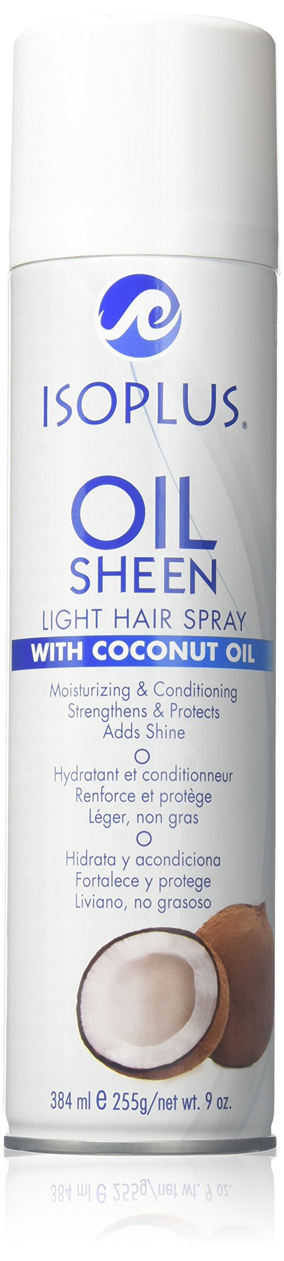 Isoplus Oil Sheen Light Spray Coconut Oil, 9 Oz Beauty & Personal Care Isoplus