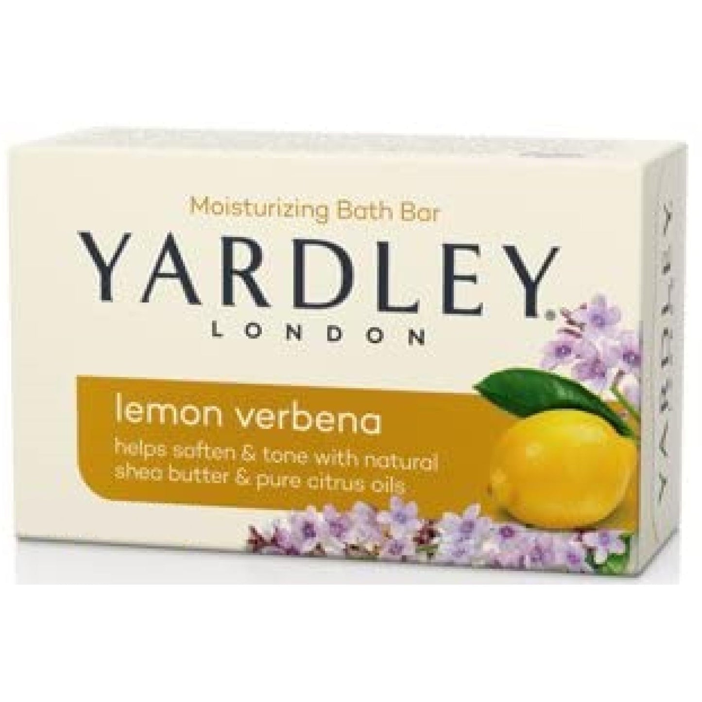 Yardley London Lemon Verbena with Shea Butter & Pure Citrus Oil Moisturizing Bar 4.25 ozr (Pack of 6) Beauty & Personal Care Yardley