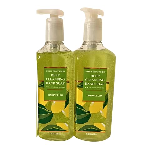 Bath & Body Works Cleansing Gel Hand Soap, Pack of 2, 8oz Each Bottle (Limoncello) Beauty & Personal Care Bath & Body Works