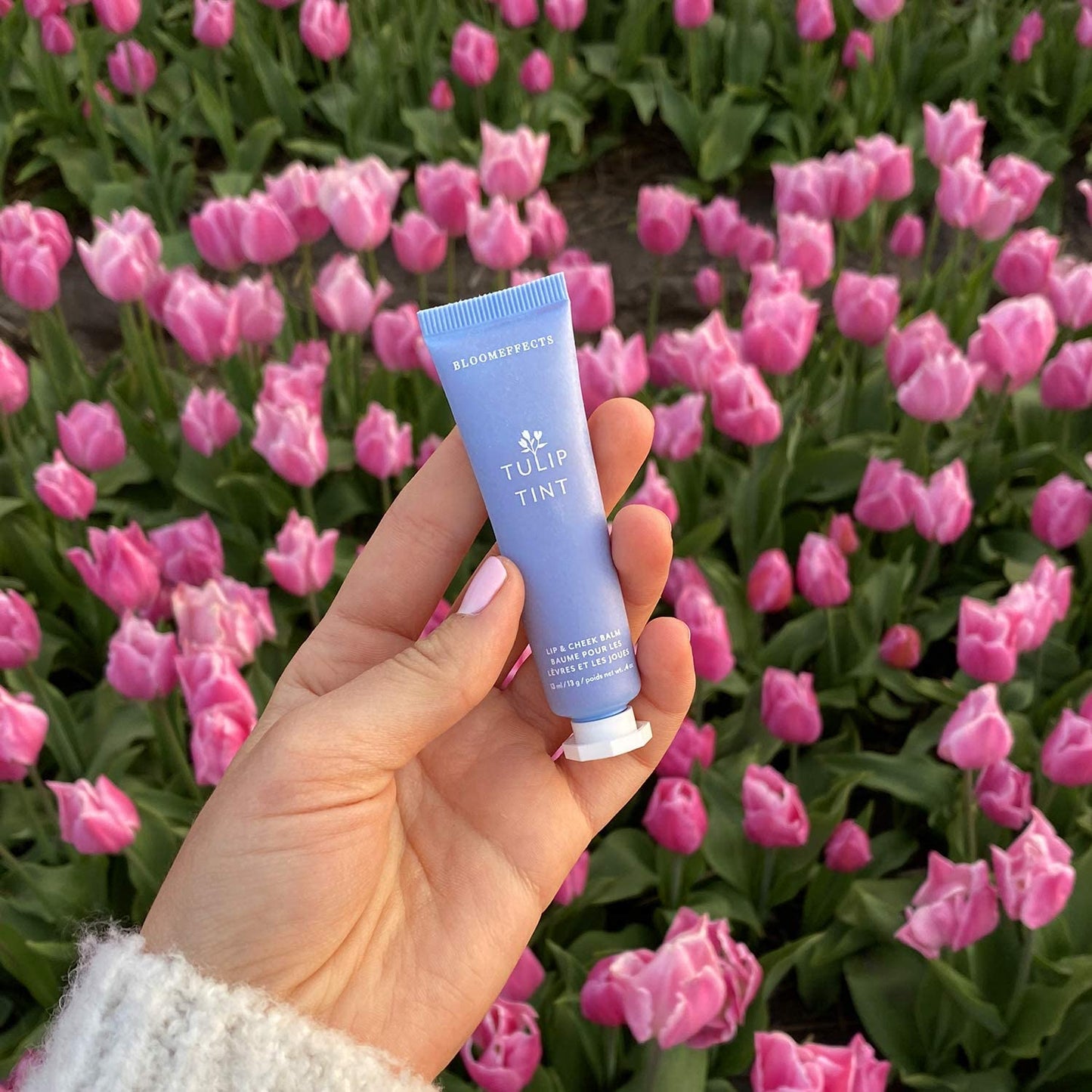 Bloomeffects - Natural Tulip Tint Lip + Cheek Balm | Cruelty-Free, Non-Toxic, Clean Beauty (Petal Pink) Beauty & Personal Care Bloomeffects