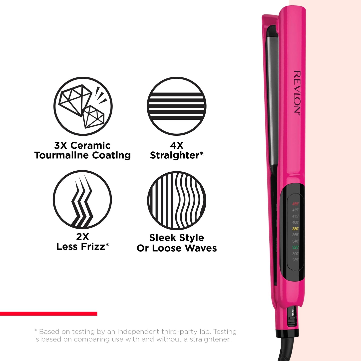 Revlon Smooth Brilliance Ceramic Hair Flat Iron | Smooth Glide and Ultra-Sleek Sylas, (1 in) Beauty & Personal Care REVLON