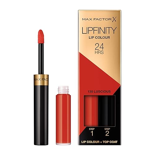 Max Factor Lipfinity Lipstick for Women, # 130 Luscious, 0.14 Ounce Beauty & Personal Care Max Factor