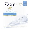 Dove Beauty Bar for Softer and Smoother Skin Gentle Exfoliating More Moisturizing Than Bar Soap 3.75 oz 10 Bars Beauty & Personal Care Dove