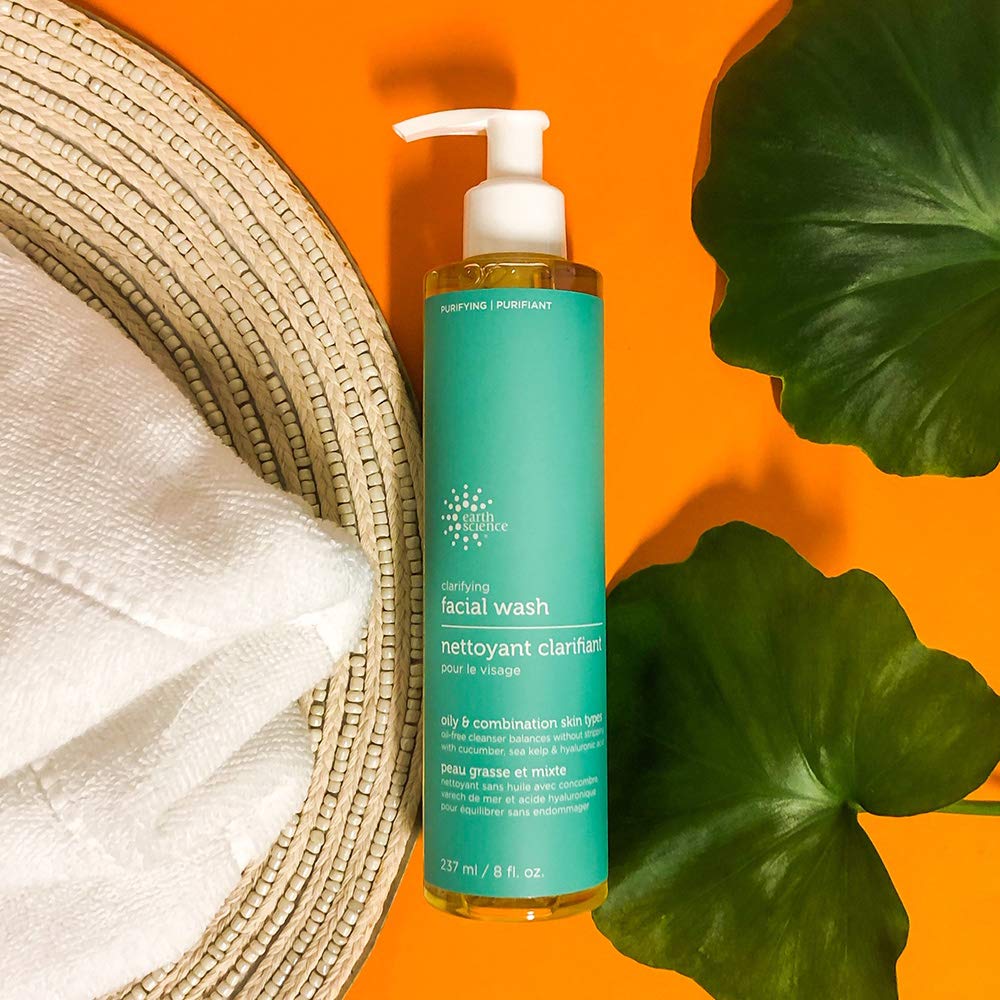 EARTH SCIENCE - Gentle Clarifying Facial Wash For Oily, Combination Skin Types (2pk, 8 fl. oz.) Beauty & Personal Care Earth Science