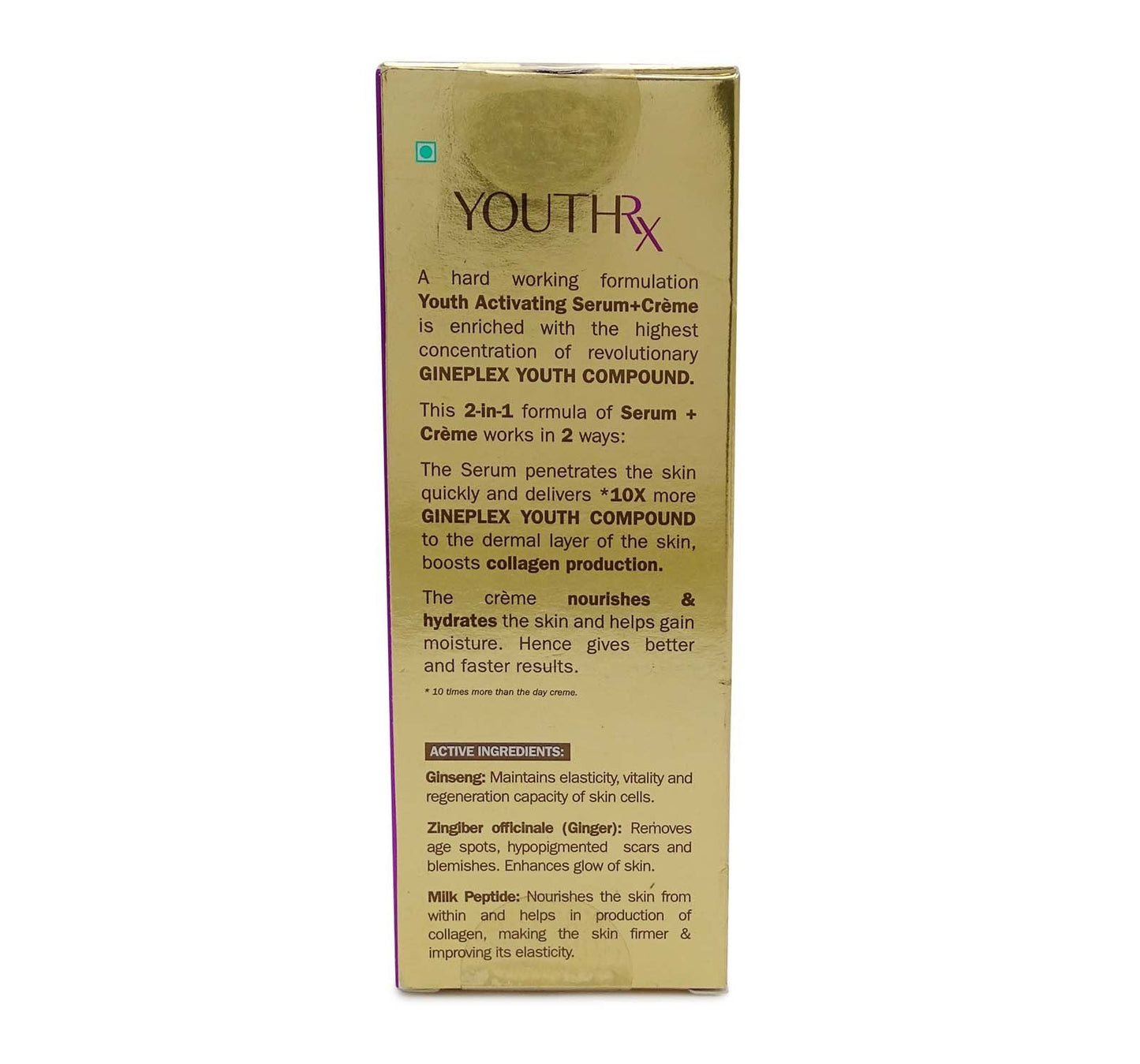 Lotus Herbals Youthrx Youth Activating Serum + Creme 30Ml Beauty & Personal Care Lotus