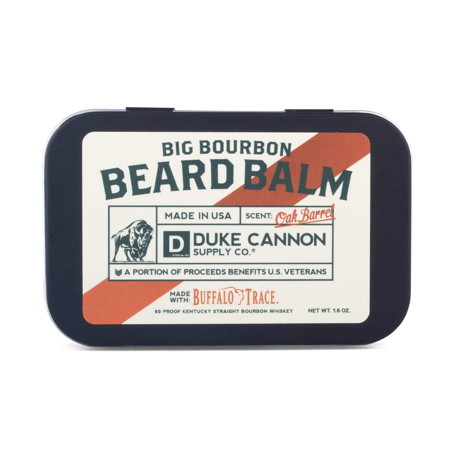 Duke Cannon Supply Co. Big Bourbon Beard Balm, 1.6oz - Oak Barrel Scent, Made with Natural and Organic Ingredients Beauty and Personal Care Duke Cannon Supply Co.