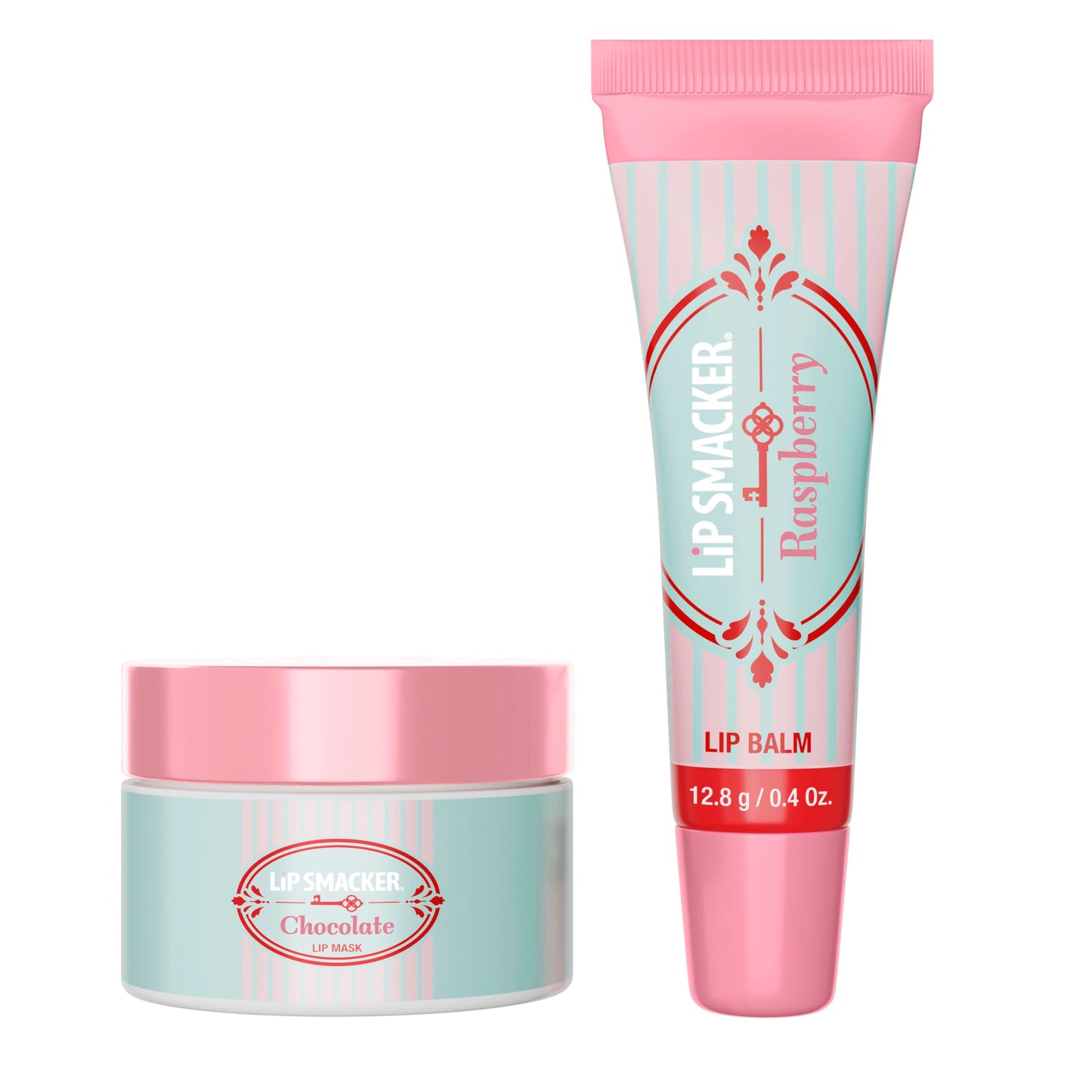 Lip Smacker Holiday Don’t Disturb Lip Kit - Raspberry & Chocolate, Hydrating Lip Care Gift Set Beauty and Personal Care Lip Smacker
