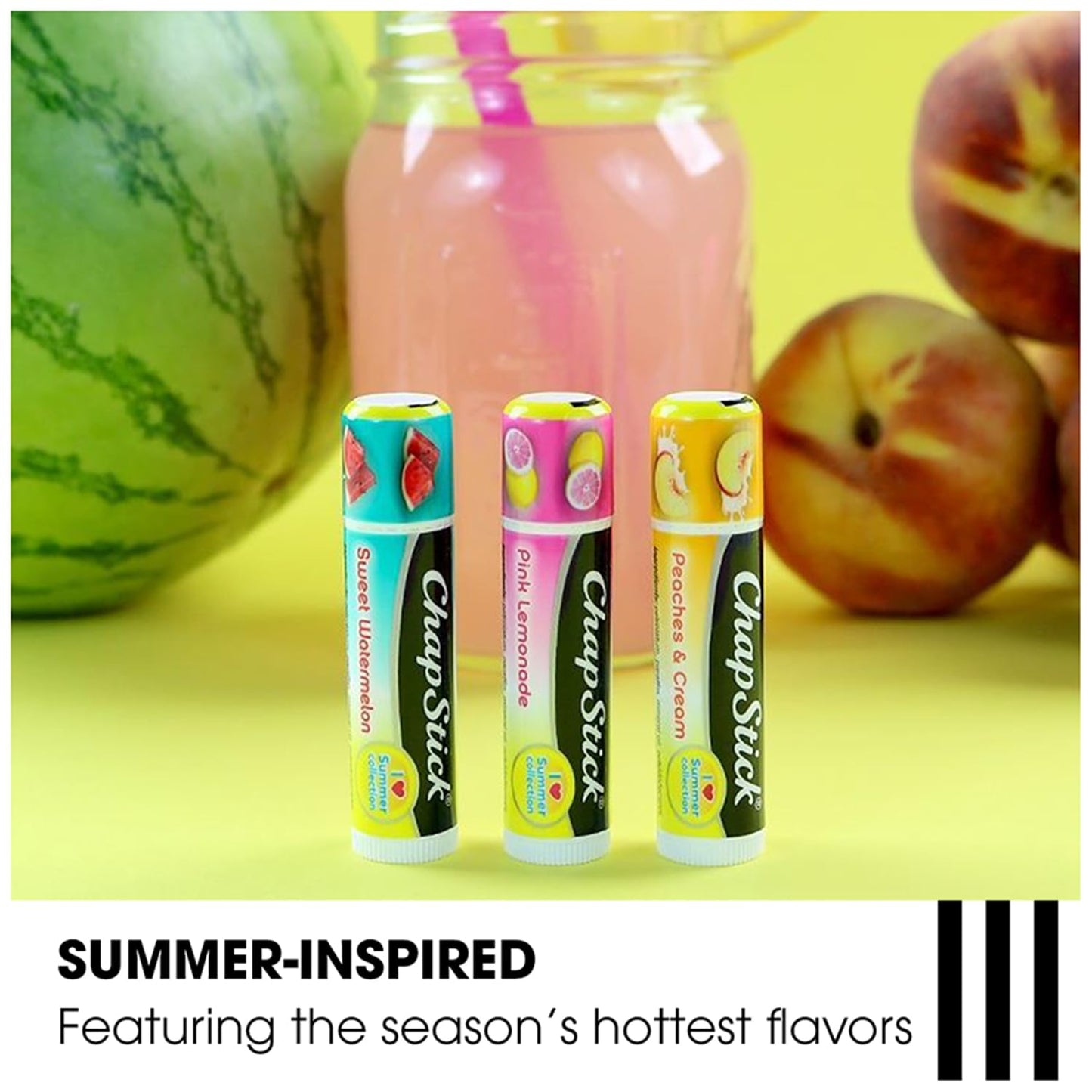 ChapStick Lip Balm, Sweet Watermelon - Juicy & Fruity Moisturizer for Dry Lips, 0.15 Oz Beauty and Personal Care ChapStick