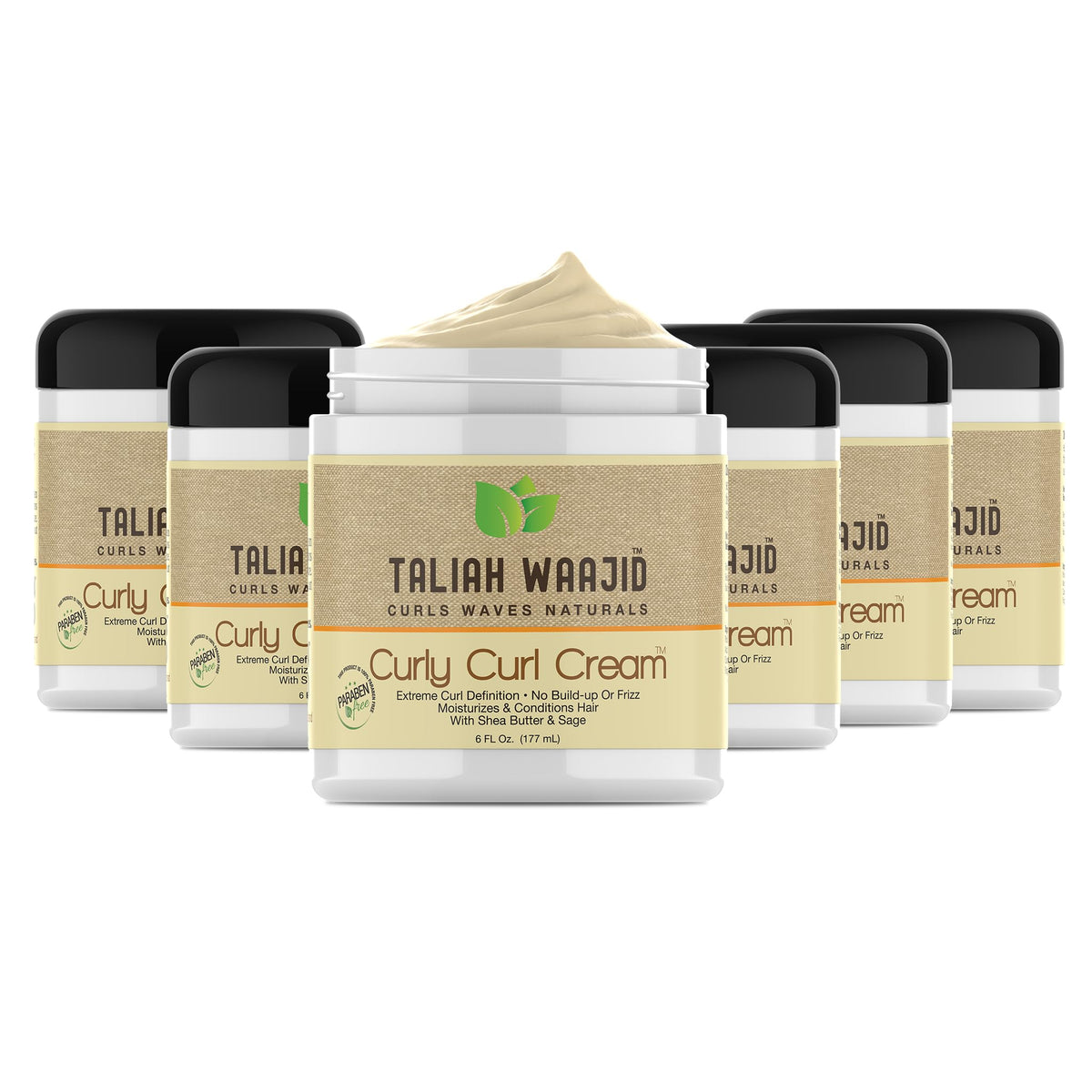 Taliah Waajid Curls Waves Natural - Curly Curl Cream | Extreme Curl Definition Hair Styling Gel | No Build-up or Frizz | 100% Paraben Free | Shea Beauty & Personal Care Taliah Waajid black earth products