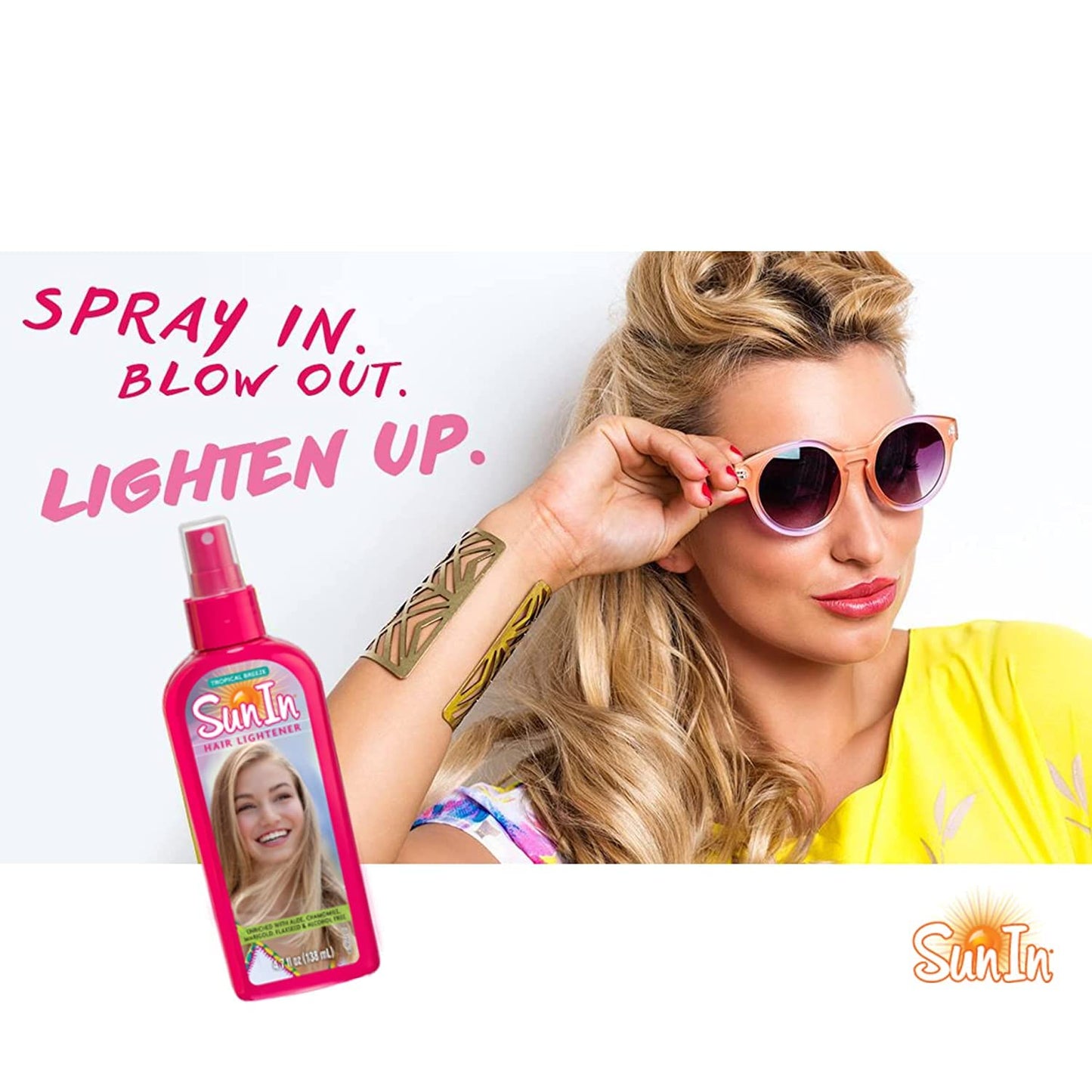 Sun In Original Spray-In Hair Lightener, Tropical Breeze , 4.7-Ounce Bottles (Pack of 6) Beauty & Personal Care SunSun