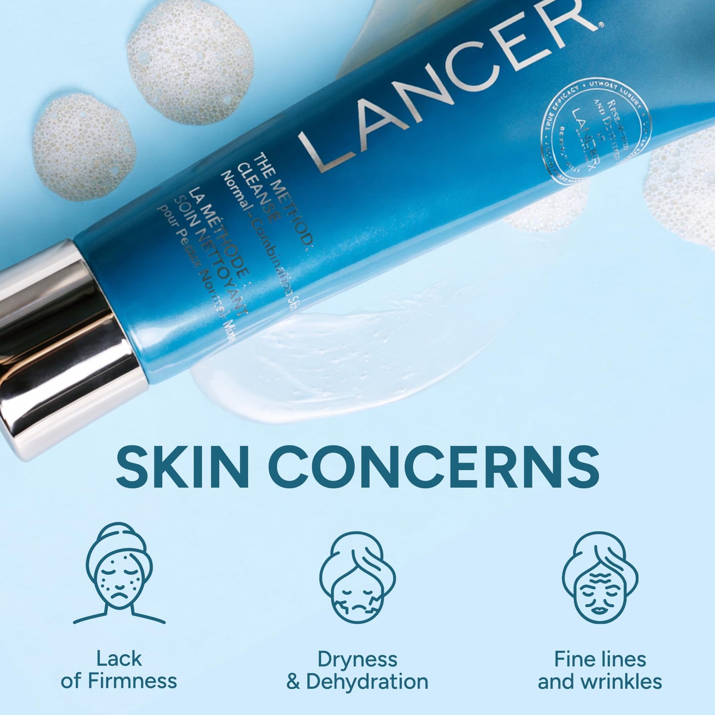 Lancer Skincare | The Method: Cleanse Face Cleanser | Salicylic Acid Face Wash | Gentle Daily Cleanser for Normal or Combination Skin | Pore Cleansing Beauty & Personal Care Lancer
