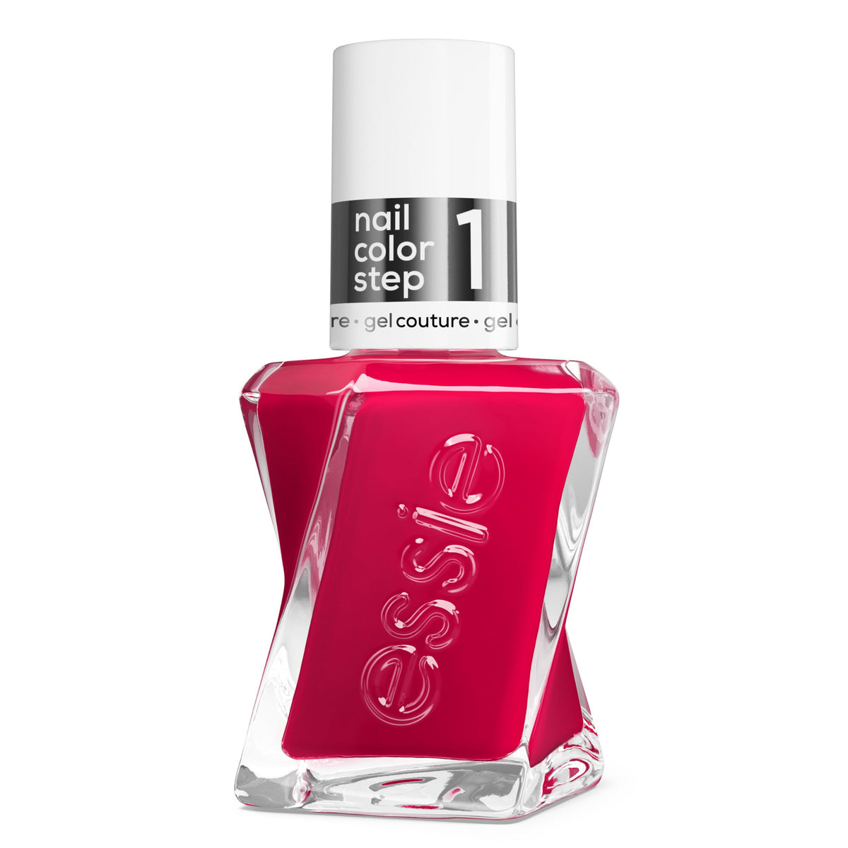 essie Gel Couture Nail Polish, Long-Lasting Deep Magenta Nail Polish, Vegan, Chevron Trend, 0.46 fl oz