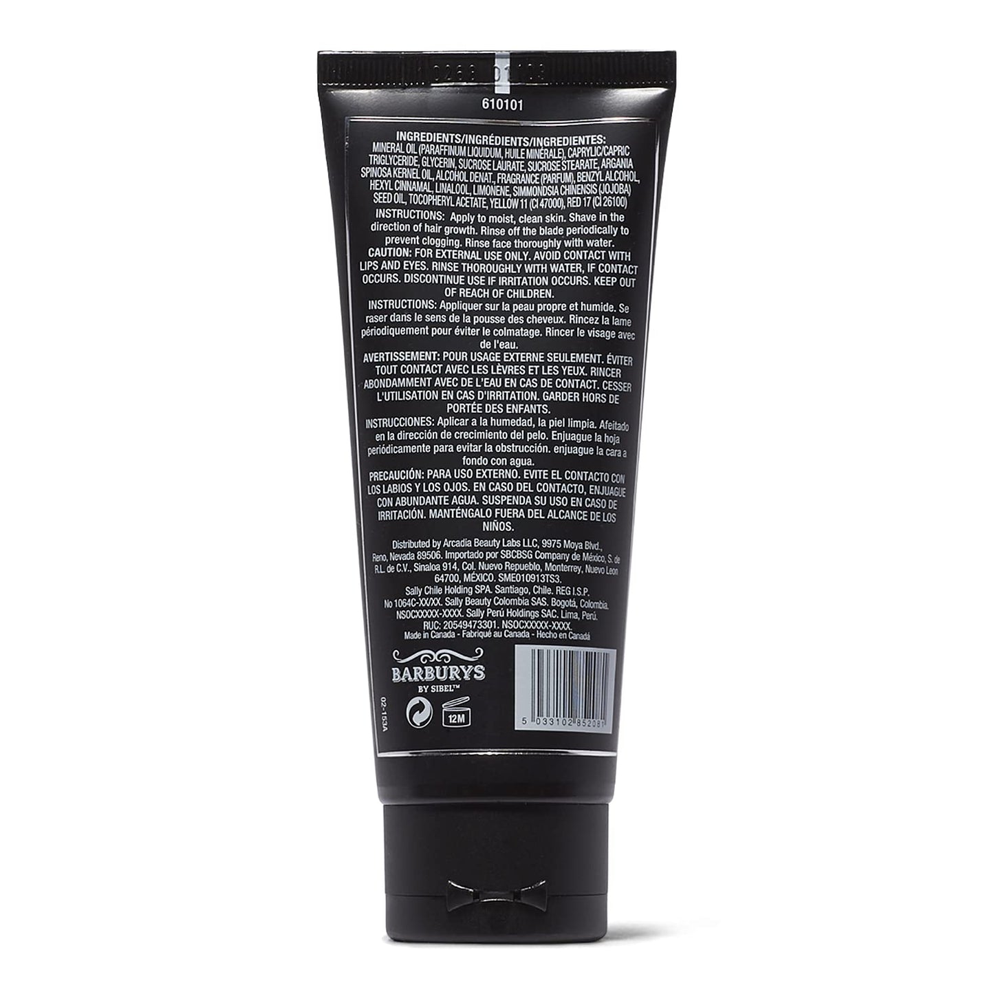Barburys Transparent Shave Gel Beauty and Personal Care Barburys