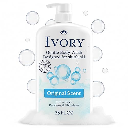 Ivory Body Wash, Designed for the Whole Family, Gentle Formula, Free of Dyes Heavy Perfumes Parabens Phthalates & Silicones, for Sensitive Skin Beauty & Personal Care IVORY