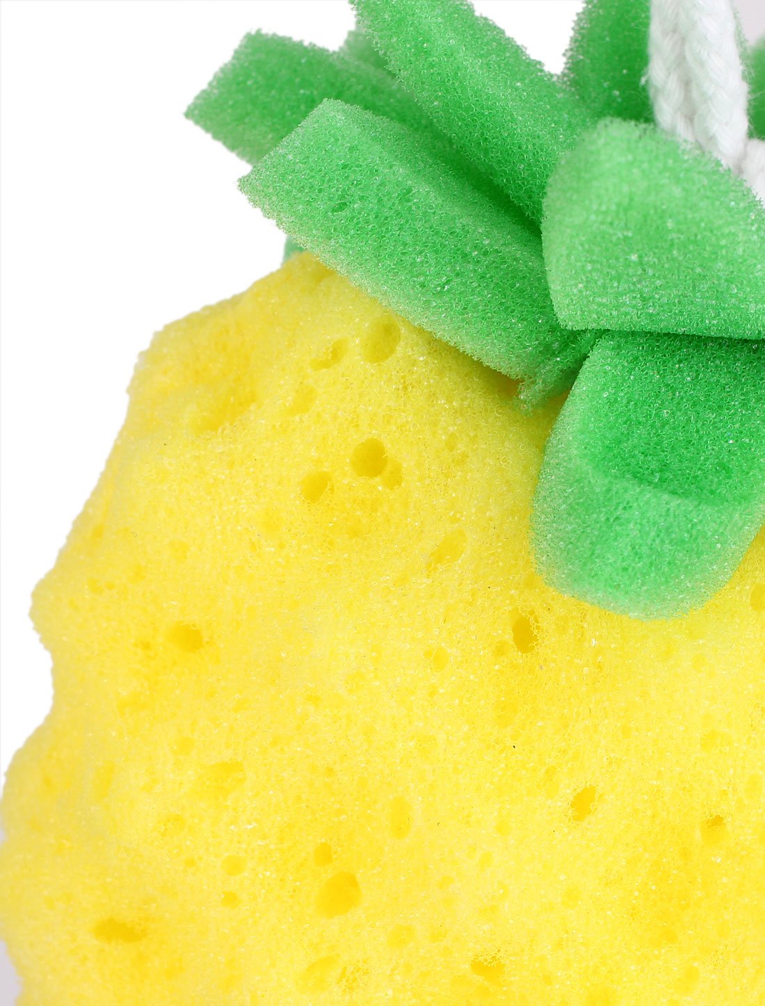Ruilogod Pineapple Shaped Bath Sponge Exfoliate Shower Scrubber Yellow (id: d40 f5b 57c dec ec9 Beauty and Personal Care Ruilogod