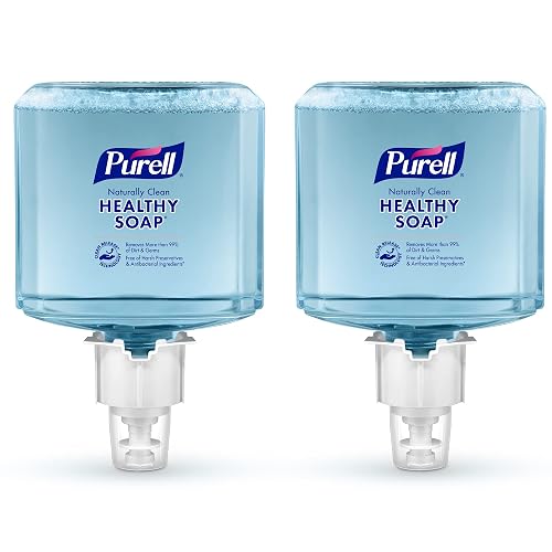 PURELL Brand CLEAN RELEASE Technology (CRT) HEALTHY SOAP Naturally Clean Foam, Fragranced with Essential Oils, 1200 mL Refill for ES6 Soap Dispenser Beauty & Personal Care Purell